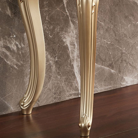 19 "brede Victoriaanse make-up ijdelheid houten kaptafel met spiegel