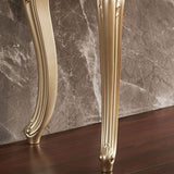 19 "brede Victoriaanse make-up ijdelheid houten kaptafel met spiegel