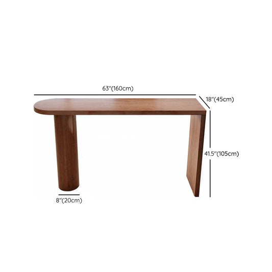 Moderner Holzbart Tisch Kiefernholz Basis für Milchtee Shop