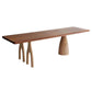 Minimalist Brown Kitchen Dining Table Solid Wood Rectangle Dining Table with Multi Legs Base Clearhalo ' dining_table' 'Dining Tables & Seating' 'Dining Tables' 'furn' 'furn_dining_table' 'Furniture' 'furniture_dining_table' 'Kitchen & Dining Furniture' 'kitchen&dining_furn' 'kitchen' 'kitchen_dining_table' 1200x1200_e7caca62-48c3-4be2-8a0a-2f34e9a85c7e