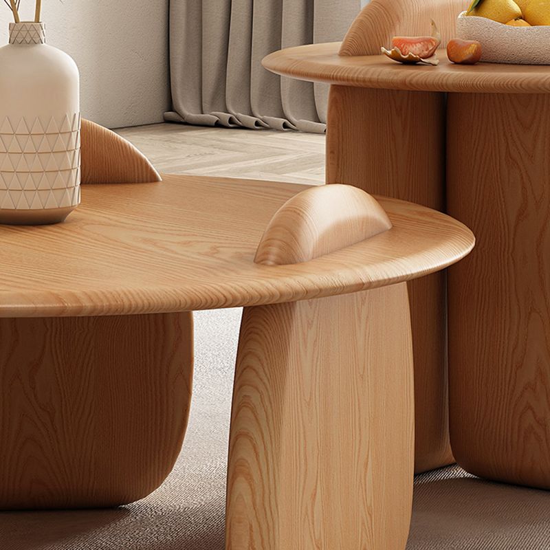 Contemporary Solid Wood Coffee Table Light Wood Coffee Cocktail Table Clearhalo 'Coffee & Accent Tables' 'Coffee Tables' 'coffee_tables' 'furn' 'furn_coffee_tables' 'Furniture' 'Living Room Furniture' 1200x1200_e7cb2fb1-5495-4cb9-b471-22000966ba9a