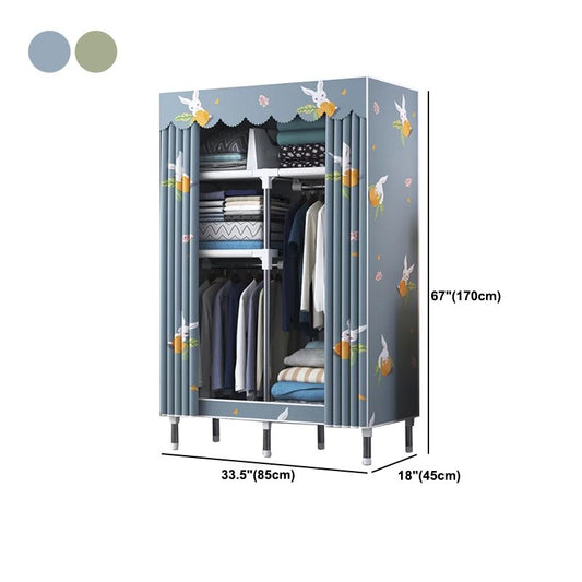 Kleiderschrank im zeitgenössischen Stil 1-Türer-Kleiderschrank für Zuhause