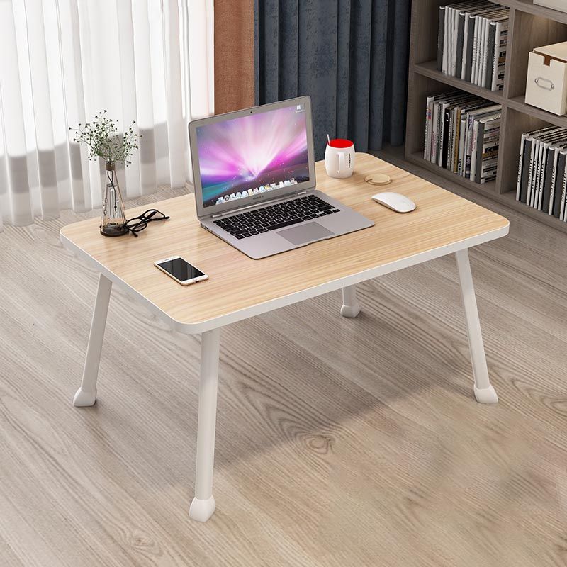 Modern Wooden Folding Office Desk Rectangular Writing Desk for Office Clearhalo 'furn' 'furn_office_desk' 'Furniture' 'Office Desks' 'Office Furniture' 'office_desk' 1200x1200_e7cbe29a-fbed-4d44-9bc8-90d9b7dbcc9b