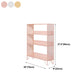 Modern Style Bookcase Metal Open Back Bookshelf for Home Office Use