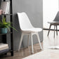 Minimalist Style Plastic Dining Armless Chair Upholstered Solid Back Chairs for Home Clearhalo ' kitchen&dining_furn' 'Dining Chairs' 'Dining Tables & Seating' 'dining_chair' 'Furniture' 'furniture_dining_chair' 'Kitchen & Dining Furniture' 'kitchen' 1200x1200_e7cecbe2-ec73-4404-9002-c83640faf898