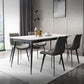 Sintered Stone Dining Table Set 1/5 Pcs Rectangle Dining Table with Armless Chairs