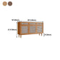 15.75"W Sideboard Glam Style Solid Wood Dining Server for Kitchen Living Room