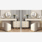 Glam Stone Top Vanity Makeup Table Set Wooden 5-Drawers Dressing Table Clearhalo 'Bedroom Furniture' 'furn' 'furn_makeup_vanities' 'Furniture' 'Makeup Vanities' 'makeup_vanities' 1200x1200_e7d20128-a5ae-4d68-8ac3-b1cc55fd9c97