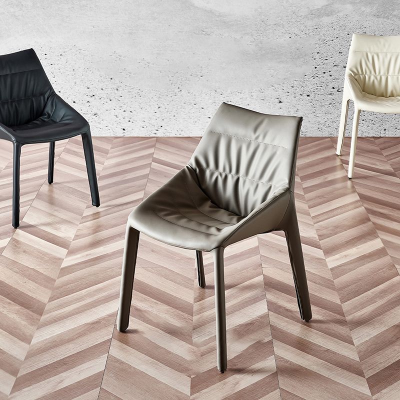 Faux Leder Parsons für zeitgenössische Stil zu Hause Essneitenstuhl