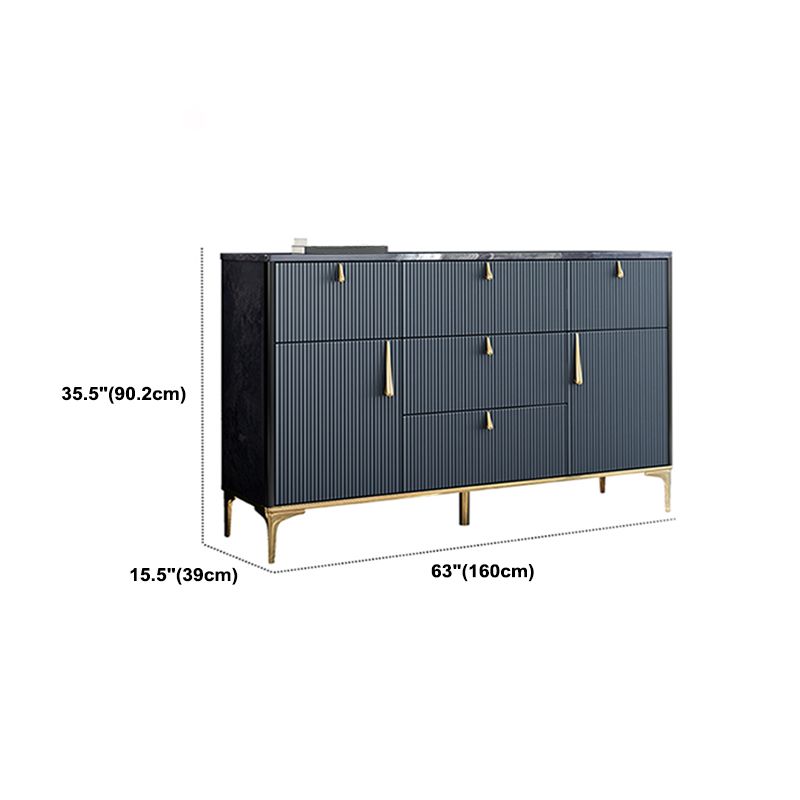 Comò Glam da 15,21 pollici con 5/7/8 cassetti e cassettiera portaoggetti