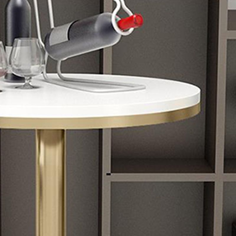 Nordic Glam Style Bar Counter Tisch Metall Bar Counter Tisch für Küche