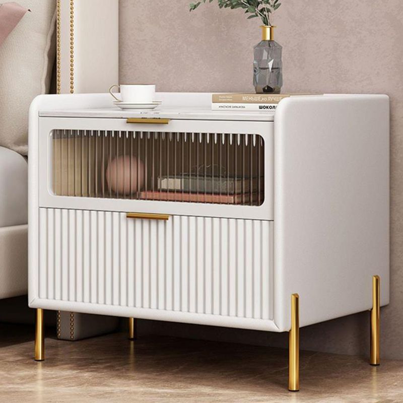 Slate Bedside Table Modern Minimalist Bed Nightstand with Legs Clearhalo 'Bedroom Furniture' 'furn' 'furn_night_stand' 'Furniture' 'night_stand' 'Nightstands' 1200x1200_e7db553f-ca77-4f77-9cdc-e09f9d6dd926