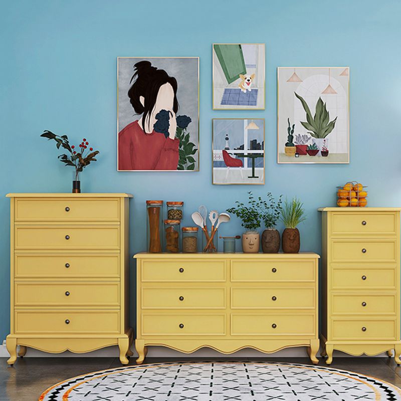 Coastal Dresser Manufactured Wood Storage Chest Dresser for Bedroom