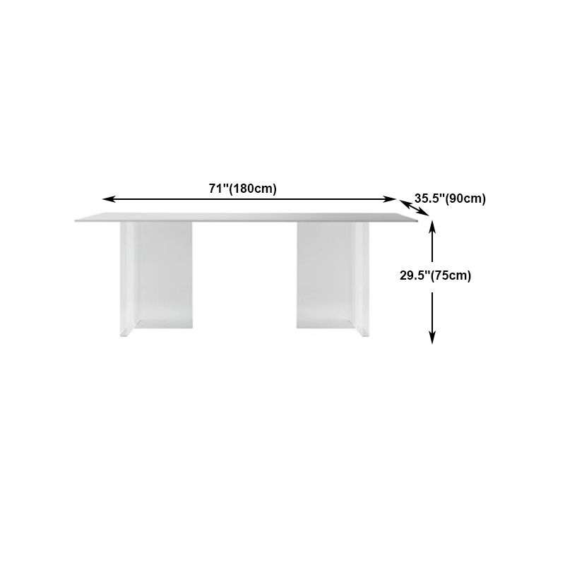 Modern 1/7 Pieces Dining Set Rectangle Stone Dining Table for Dining Room Clearhalo 'Dining Room Sets' 'Dining Tables & Seating' 'dining_room_set' 'furn' 'furn_dining_room_set' 'Furniture' 'furniture_dining_room_set' 'Kitchen & Dining Furniture' 1200x1200_e7dbfeb7-e2c1-4d8e-80db-84bddddaa795
