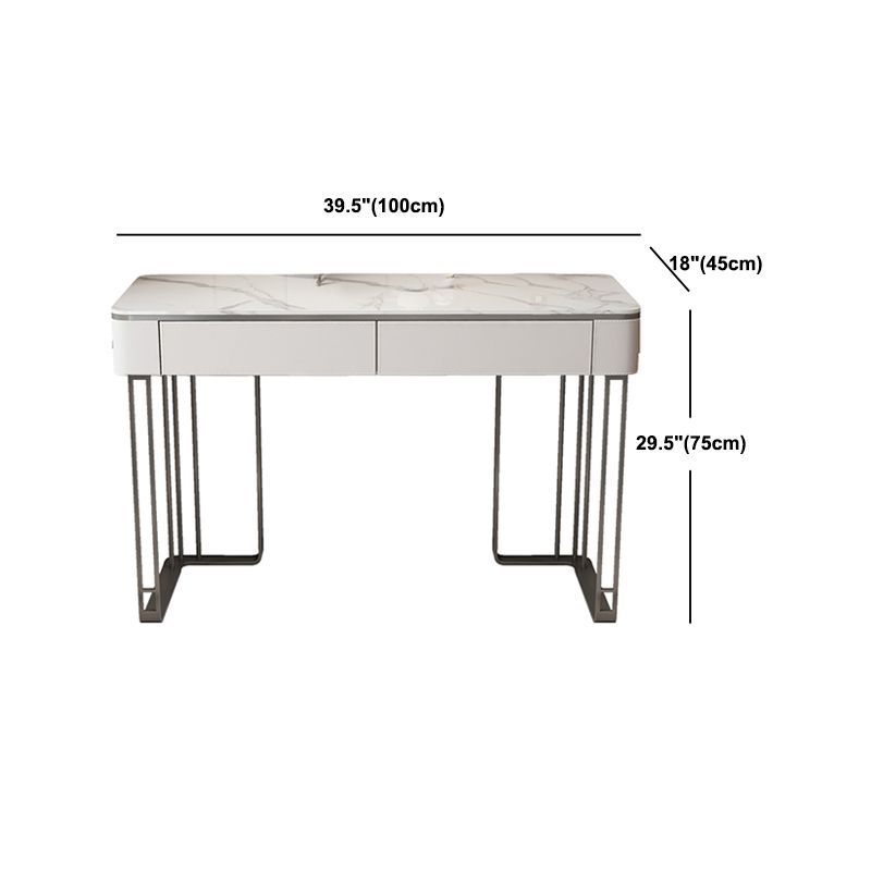 Tableau de vanité à double tiroirs moderne ensemble de vanité maquillage