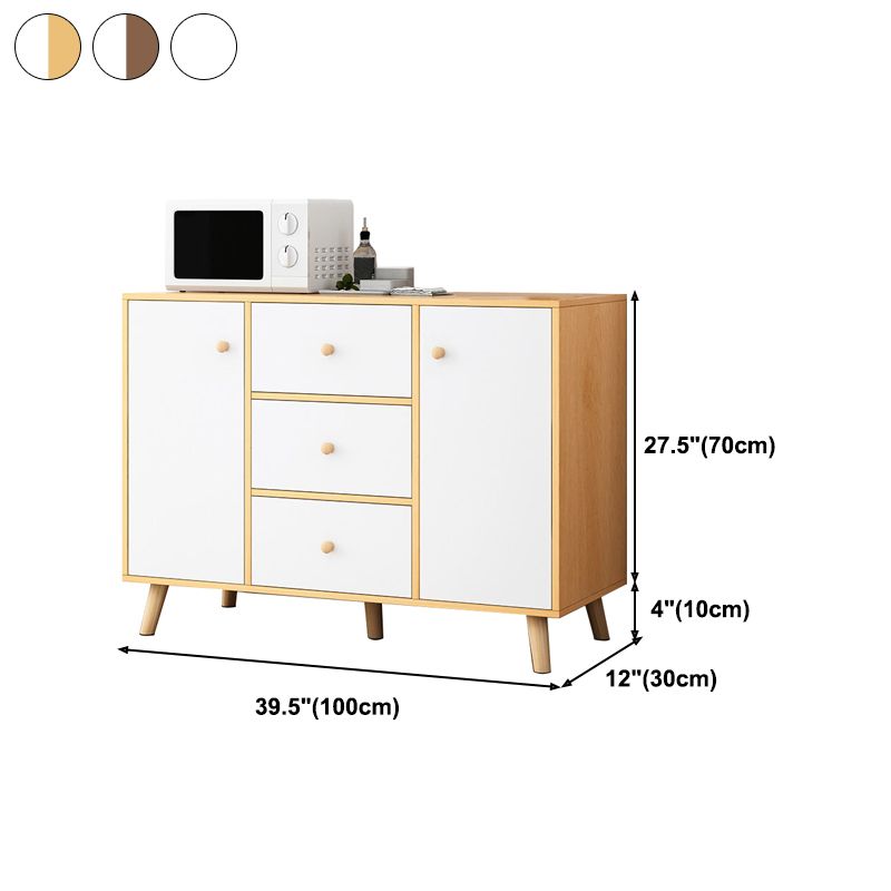 Sideboard ingegnerizzato in stile contemporaneo Sideboard in legno con mobile