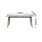 Sintered Stone Dining Table Mid-Century Style 4 Legs Rectangle Table for Dining Room Clearhalo ' dining_table' 'Dining Tables & Seating' 'Dining Tables' 'furn' 'furn_dining_table' 'Furniture' 'furniture_dining_table' 'Kitchen & Dining Furniture' 'kitchen&dining_furn' 'kitchen' 'kitchen_dining_table' 1200x1200_e7ddc651-a840-47b1-9dd0-a278377d7d74