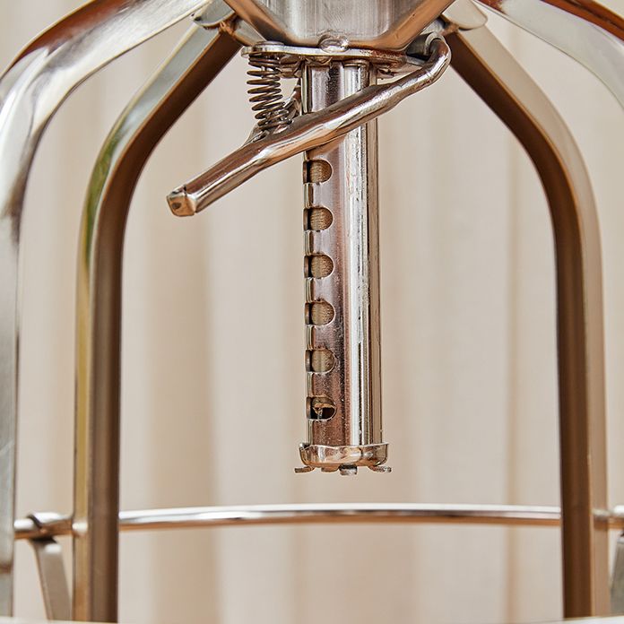 Industrial Metal Bar Stools Swivel Adjustable Height Bar Stool with Footrest Clearhalo 'Bar Furniture' 'Bar Stools' 'bar_stools' 'furn' 'furn_bar_stools' 'Furniture' 'Kitchen & Dining Furniture' 1200x1200_e7ddfc45-3166-4105-baa9-2bd673d3ab0d