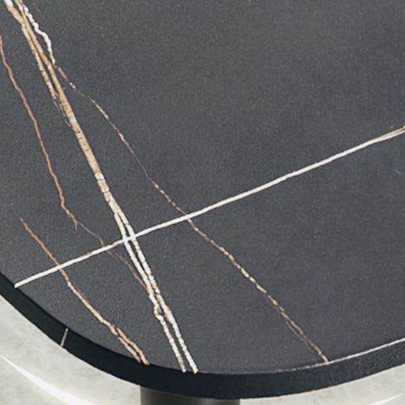 Rectangle Black Base Dining Room Kitchen Table Industrial Fixed Dinner Table Clearhalo 'Dining Tables & Seating' 'Dining Tables' 'dining_table' 'furn' 'furn_dining_table' 'Furniture' 'Kitchen & Dining Furniture' 1200x1200_e7df2043-4064-48ca-8bcb-91e763f1f6de