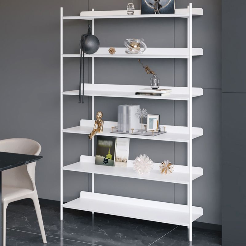 Modern Style Metal Bookshelf Open Etagere Shelf Bookcase for Home Clearhalo 'Bookcases' 'furn' 'furn_bookcases' 'Furniture' 'furniture_bookcases' 'kitchen' 'kitchen_bookcases' 'Living Room Furniture' 'Office Furniture' 1200x1200_e7dfc61b-55e0-4bf6-9ad5-013061464971