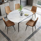 Contemporary Style Round Dining Table Set 1/4/6/7 Pieces Sintered Stone Dining Set Clearhalo 'Dining Room Sets' 'Dining Tables & Seating' 'dining_room_set' 'furn' 'furn_dining_room_set' 'Furniture' 'Kitchen & Dining Furniture' 1200x1200_e7dfc796-48d8-439d-9ea3-9af79ddf53c3