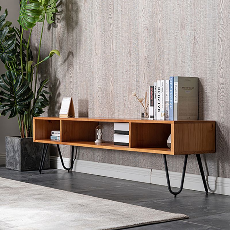 13,78 "W TV Stand Scandinavo Open Storage TV Console per soggiorno