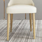 Chaise scandinave à dossier solide sans accoudoirs, pour la maison, chaise d'appoint en cuir pour salle à manger