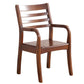 Traditional Rubberwood Arm Chair Wood Ladder Back Single Dining Armchair Clearhalo ' kitchen&dining_furn' 'Dining Chairs' 'Dining Tables & Seating' 'dining_chair' 'furn' 'furn_dining_chair' 'Furniture' 'furniture_dining_chair' 'Kitchen & Dining Furniture' 'kitchen' 1200x1200_e7e37b98-280f-4bb1-8598-b08f3829cefa
