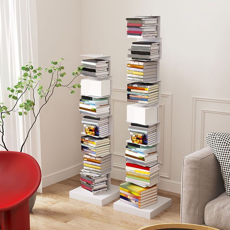 Contemporary Steel Bookshelf Geometric Shelf Bookcase for Study Room Clearhalo 'Bookcases' 'furn' 'furn_bookcases' 'Furniture' 'Office Furniture' 1200x1200_e7e58c59-35b0-427a-91a8-92ec1e7e8de9