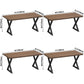 Industrial Solid Wood Dinner Room Kitchen Table Sled Base Table for Dining Room Clearhalo ' dining_table' 'Dining Tables & Seating' 'Dining Tables' 'furn' 'furn_dining_table' 'Furniture' 'furniture_dining_table' 'Kitchen & Dining Furniture' 'kitchen&dining_furn' 'kitchen' 'kitchen_dining_table' 1200x1200_e7e681e3-7c0d-4068-97e7-168ddbf14d42