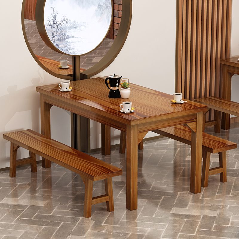 Modern Style Dining Table Solid Wood Dining Table for Dining Room