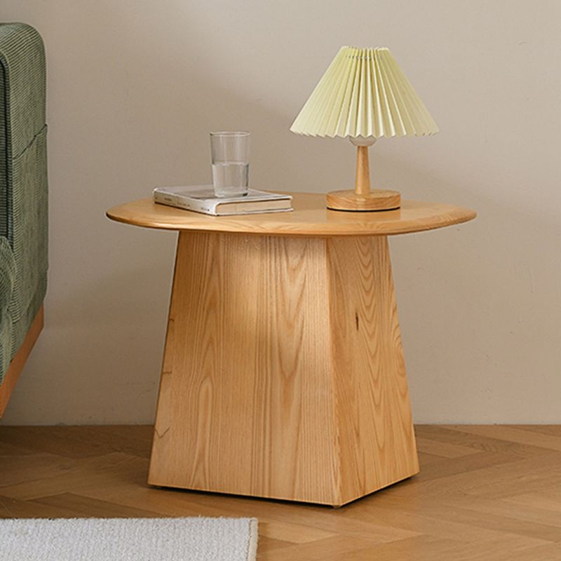 Pedestal Solid Wood Coffee Table Set Elliptical Simple Cocktail Table Clearhalo 'Coffee & Accent Tables' 'Coffee Tables' 'coffee_tables' 'furn' 'furn_coffee_tables' 'Furniture' 'Living Room Furniture' 1200x1200_e7eaf5aa-e961-4bd4-88b7-f3f0690f9657