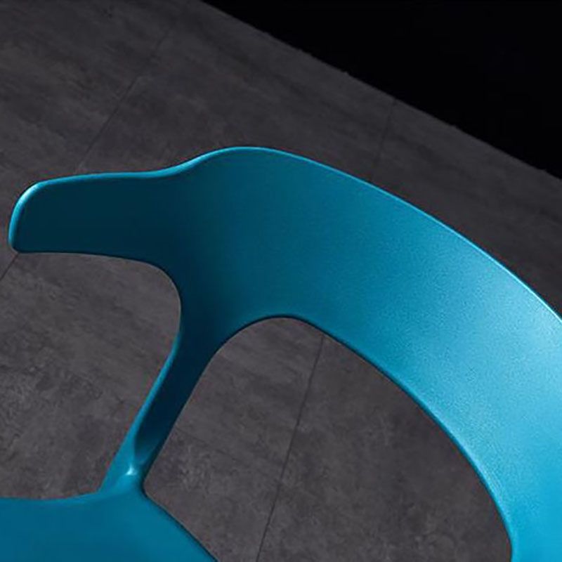 Contemporary Stackable Chairs Dining Open Back Arm Chairs with Plastic Legs Clearhalo 'Dining Chairs' 'Dining Tables & Seating' 'dining_chair' 'furn' 'furn_dining_chair' 'Furniture' 'furniture_dining_chair' 'Kitchen & Dining Furniture' 1200x1200_e7eba8c6-d233-44b1-a723-7d03922b1eb9