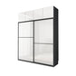 Modern Bedroom Wardrobe Wooden Storage Cabinet with Sliding Doors