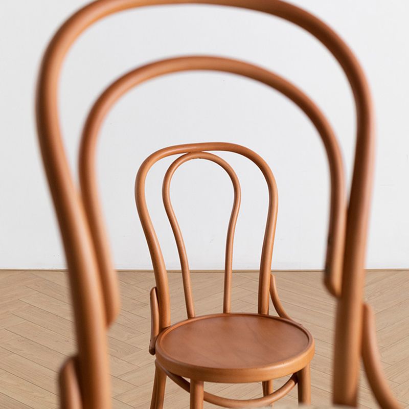 Industrial Style Side Chair Wooden Dining Chair for Living Room