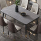 Sintered Stone Modern Dining Table Rectangle Table with 4 Legs for Home Use Clearhalo ' dining_table' 'Dining Tables & Seating' 'Dining Tables' 'Furniture' 'furniture_dining_table' 'Kitchen & Dining Furniture' 'kitchen&dining_furn' 'kitchen' 'kitchen_dining_table' 1200x1200_e7f5de3e-dc62-4b4f-8666-98289c306f34