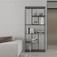 Minimalist Open Metal Etagere Bookcase with Rectangular Shelves Bookcase Clearhalo 'Bookcases' 'Furniture' 'furniture_bookcases' 'kitchen' 'kitchen_bookcases' 'Living Room Furniture' 'Office Furniture' 1200x1200_e7f83acd-7894-4bf9-ba09-593ddbcbd2c5