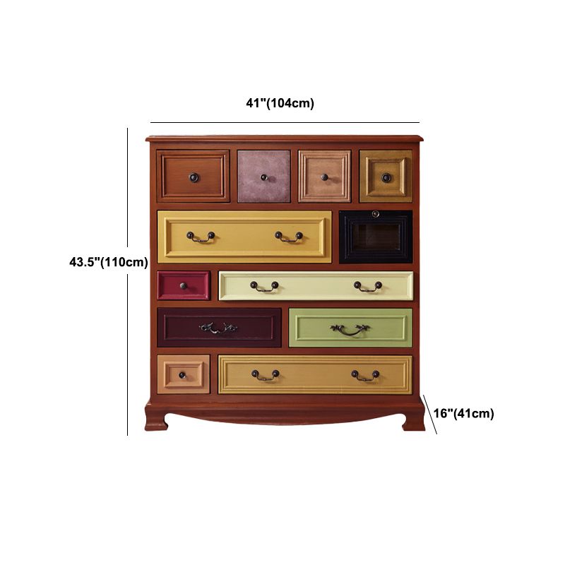Amerikaanse traditionele opbergkast vast hout opbergkast dressoir