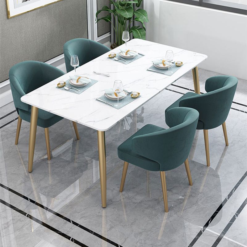 Metal Glam Style Side Chair Wingback Arm Chair with Gold Legs Clearhalo 'Dining Chairs' 'Dining Tables & Seating' 'dining_chair' 'furn' 'furn_dining_chair' 'Furniture' 'Kitchen & Dining Furniture' 1200x1200_e7f883a1-0215-4eb7-b644-dbff84aac839