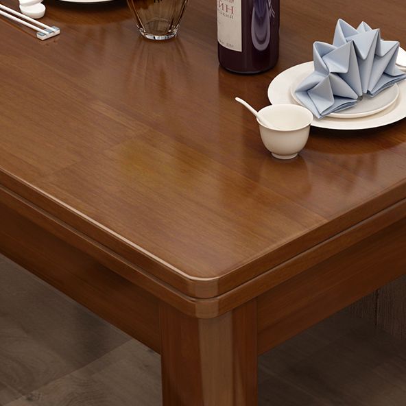 Minimalist Solid Wood Dining Sets with Rubberwood Wood Dining Table and Chairs Clearhalo 'Dining Room Sets' 'Dining Tables & Seating' 'dining_room_set' 'furn' 'furn_dining_room_set' 'Furniture' 'furniture_dining_room_set' 'Kitchen & Dining Furniture' 'kitchen&dining_furn' 'kitchen' 1200x1200_e7f89a13-fb14-4043-93a9-8901bfc2ab98