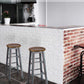 Sgabello da bar con sgabello da bar in stile industriale per cucina