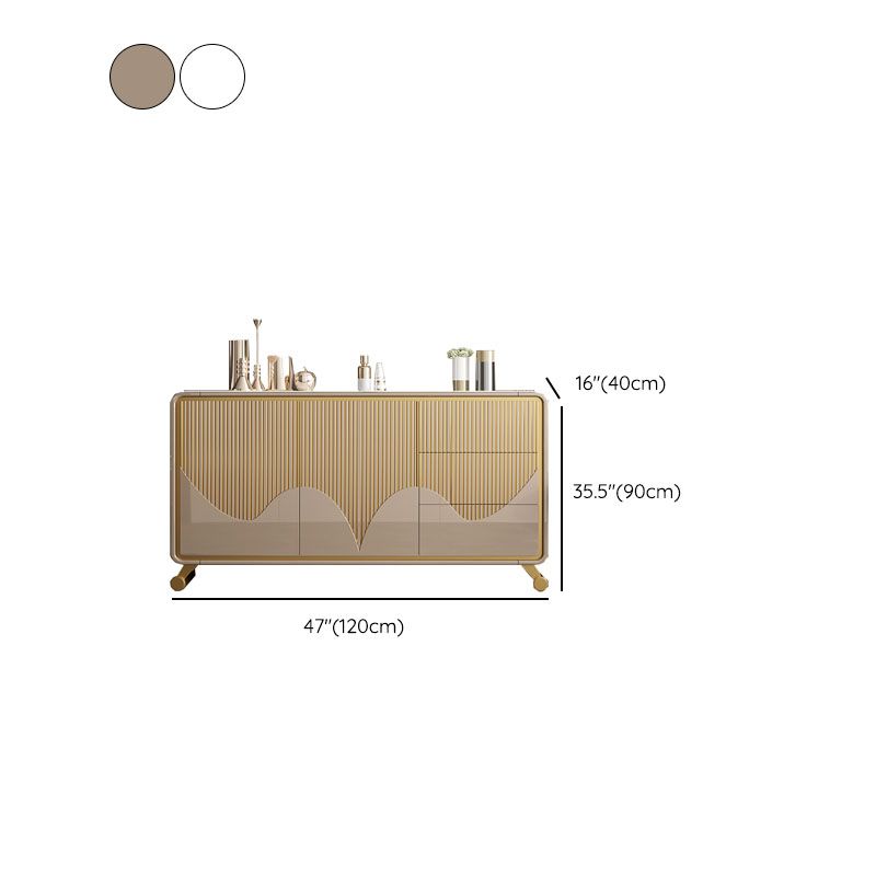 Cassettiera classica Glam Combo Cassettiera portaoggetti in legno per camera da letto