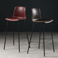 Tabouret de comptoir à godet intérieur intérieur repose-pieds tabouret de bar en faux cuir