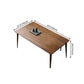 Rectangle Shape Luxury Dining Table Wood Color Fixed Table with Pinewood Solid Wood Clearhalo ' dining_table' 'Dining Tables & Seating' 'Dining Tables' 'furn' 'furn_dining_table' 'Furniture' 'furniture_dining_table' 'Kitchen & Dining Furniture' 'kitchen&dining_furn' 'kitchen' 'kitchen_dining_table' 1200x1200_e7fe2f8f-3c97-4d9b-9c54-8d2aadee2968