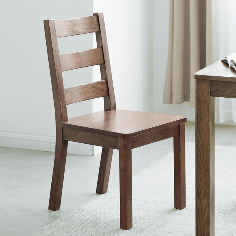 Moderne stijl eetkamerstoel massief houten eetkamerstoel voor eetkamer