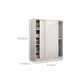 Modern White Wood Frame Wardrobe Freestanding Wardrobe with Soft Close Doors