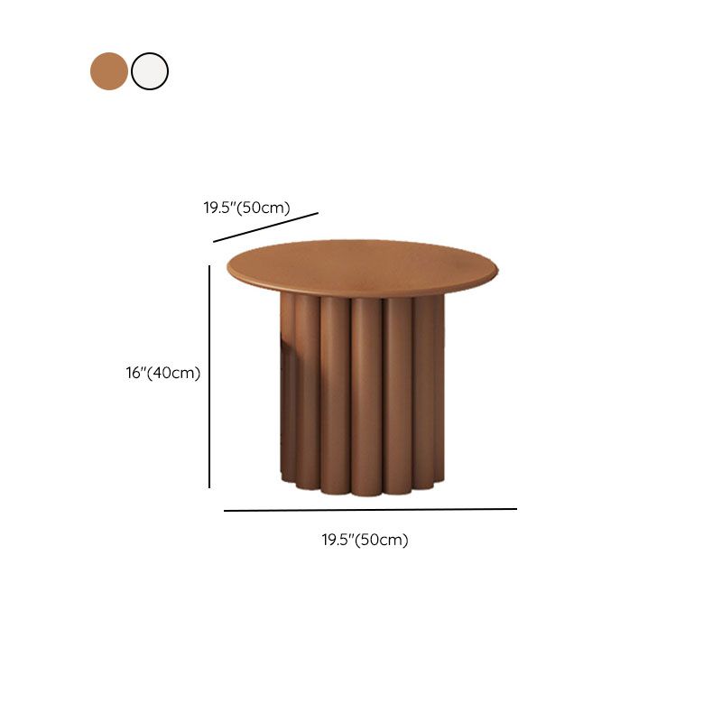 Modern Round Wooden Coffee Table Set Solid Wood 4 Legs Cocktail Table Clearhalo 'Coffee & Accent Tables' 'Coffee Tables' 'coffee_tables' 'furn' 'furn_coffee_tables' 'Furniture' 'Living Room Furniture' 1200x1200_e7fee1bb-dae6-46c6-81b3-e52c51464c9f