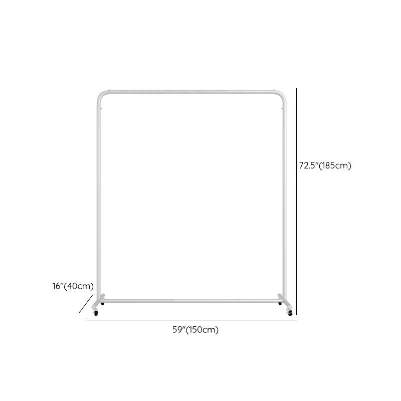 Contemporary Coat Rack Hanging Rail Metal Framed Entryway Kit Clearhalo 'Entry & Mudroom Furniture' 'furn' 'furn_hall_tree_coat_racks' 'Furniture' 'Hall Trees & Coat Racks' 'hall_tree_coat_racks' 1200x1200_e7ffd7a2-3860-42ce-b046-5e9515f41c29