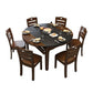 Contemporary Kitchen Dinner Table 4 Legs Extendable Dining Table Clearhalo 'Dining Tables & Seating' 'Dining Tables' 'dining_table' 'furn' 'furn_dining_table' 'Furniture' 'Kitchen & Dining Furniture' 1200x1200_e800e314-5e96-41bd-b74b-4de47cbf4f1a