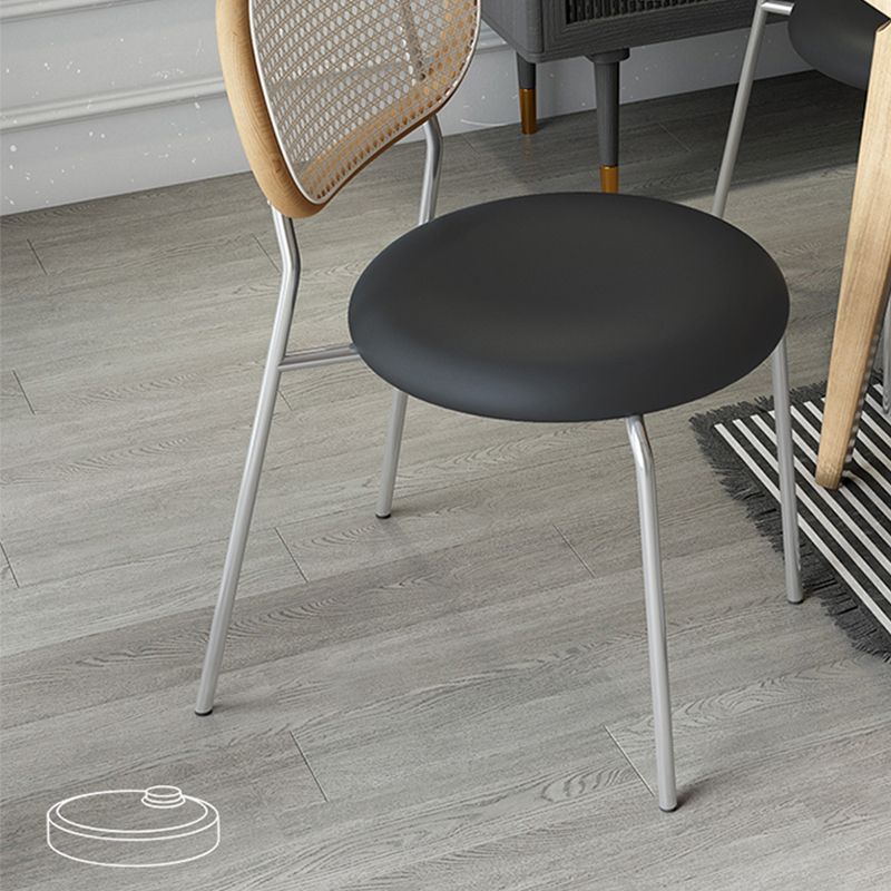 Zeitgenössische Innen- und Außenseitenstuhl gepolsterte armlose Esstühle